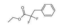 ethyl 2,2-difluoro-3-phenylpropionate Structure