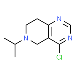 4-氯-6-异丙基-5,6,7,8-四氢吡啶并[4,3-D]嘧啶结构式