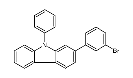 2-(3-BroMophenyl)-9H-BroMophenylcarbazole structure