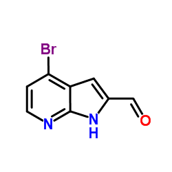 4-溴-1H-吡咯并[2,3-b]吡啶-2-甲醛图片