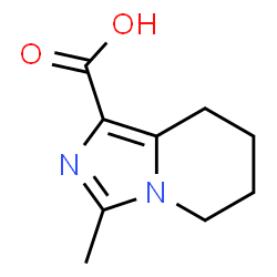 5,6,7,8-tetrahydro-3-methyl-Imidazo[1,5-a]pyridine-1-carboxylic acid structure