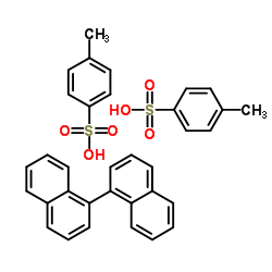(R)-(-)-联萘酚二对甲苯磺酸酯结构式