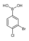 (3-bromo-4-chlorophenyl)boronic acid Structure