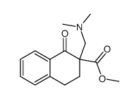 methyl 2-((dimethylamino)methyl)-1-oxo-1,2,3,4-tetrahydronaphthalene-2-carboxylate Structure