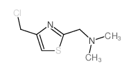 N-{[4-(氯甲基)-1,3-噻唑-2-基]甲基}-N,N-二甲胺结构式