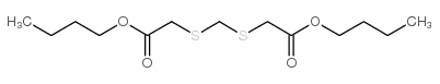 dibutyl methylenedithiodi(acetate) Structure