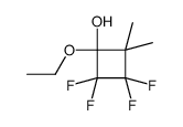 Cyclobutanol, 1-ethoxy-2,2,3,3-tetrafluoro-4,4-dimethyl- (9CI) Structure