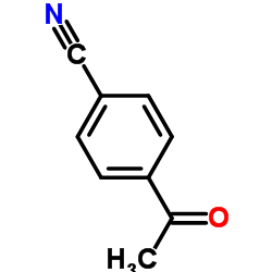 4-乙酰基苯甲腈结构式