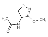 Acetamide,N-(4,5-dihydro-3-methoxy-4-isoxazolyl)- structure