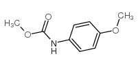 N-(4-甲氧基苯基)氨基甲酸甲酯结构式