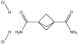 N1,N3-二甲基双环[1.1.1]戊烷-1,3-二胺二盐酸盐结构式