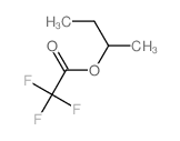 Acetic acid,2,2,2-trifluoro-, 1-methylpropyl ester Structure