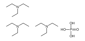 N,N-diethylethanamine,phosphoric acid Structure