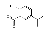 4-isopropyl-2-nitrophenol Structure