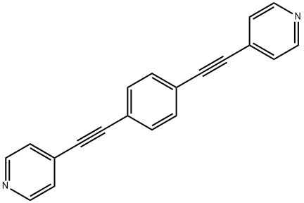 二(4-吡啶)对苯二乙炔结构式