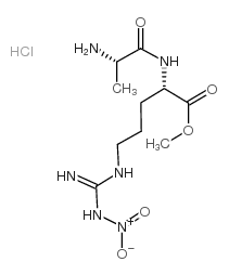 H-Ala-Arg(NO2)-OMe · HCl结构式