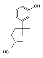 3-[4-(dimethylamino)-2-methylbutan-2-yl]phenol,hydrochloride Structure