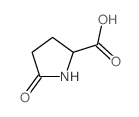 5-oxopyrrolidine-2-carboxylic acid Structure