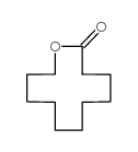 氧杂环十二烷-2-酮结构式
