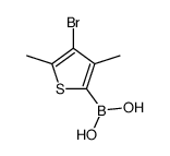 (4-Bromo-3,5-dimethylthiophen-2-yl)boronicacid Structure