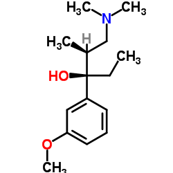 (2R,3R)-3-(3-甲氧基苯基)-N,N,2-三甲基戊胺结构式