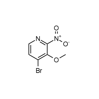 4-溴-3-甲氧基-2-硝基吡啶结构式