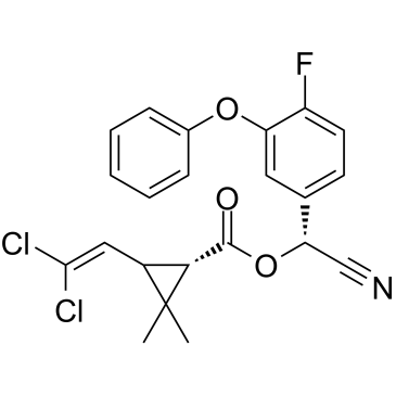 β-Cyfluthrin结构式
