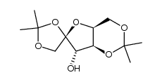 11,2:4,6-di-O-isopropylidene-α-L-sorbofuranose Structure
