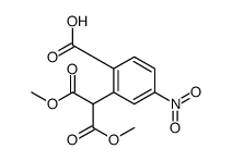 2-(1,3-dimethoxy-1,3-dioxopropan-2-yl)-4-nitrobenzoic acid structure
