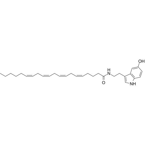 Arachidonoyl Serotonin结构式