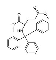 dimethyl (2R)-2-(tritylamino)pentanedioate结构式