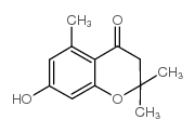 7-羟基-2,2,5-三甲基-2,3-二氢-4H-色烯-4-酮结构式