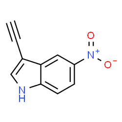 3-Ethynyl-5-nitro-1H-indole Structure