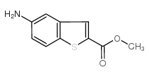 5-氨基苯并噻吩-2-羧酸甲酯结构式