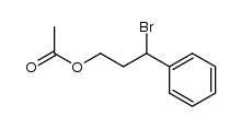 1-Brom-3-acetoxy-1-phenyl-propan Structure