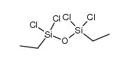 1,3-diethyl-1,1,3,3-tetrachlorodisiloxane Structure
