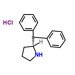 (R)-2-二苯甲基吡咯烷盐酸盐结构式