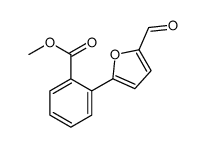 methyl 2-(5-formylfuran-2-yl)benzoate结构式