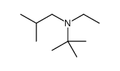 N-叔-丁基-N-乙基异丁基胺结构式