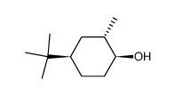 cis-4-tert-butyl-trans-2-methylcyclohexanol结构式