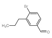 4-溴-3-丙基苯甲醛结构式