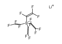 lithium tetrakis(1,2,2-trifluorovinyl)borate Structure