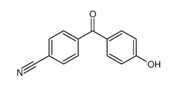 4-(4-hydroxybenzoyl)benzonitrile Structure