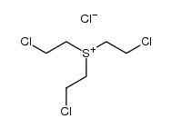 tris(2-chloroethyl)sulfonium chloride结构式