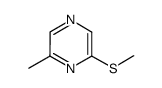 Pyrazine,2-methyl-6-(methylthio)- Structure