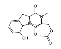 Gliotoxin monoacetate Structure