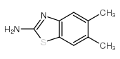 2-氨基-5,6-二甲基苯并噻唑结构式