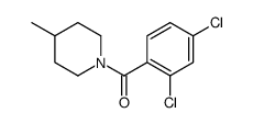 1-(2,4-二氯苯甲酰基)-4-甲基哌啶结构式