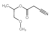 1-methoxypropan-2-yl 2-cyanoacetate Structure
