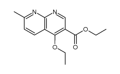 ethyl 4-ethoxy-7-methyl-1,8-naphthyridine-3-carboxylate Structure